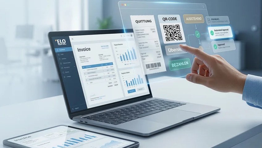 ELO Rechnungsmanagement: digitale Erfassung, Freigabe-Workflow und Zahlungsstatus von Rechnungen auf einen Blick